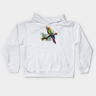 Military Macaw Kids Hoodie